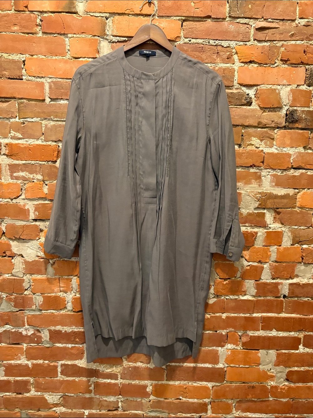 Madewell Tuxedo Tunic Dress Size Large